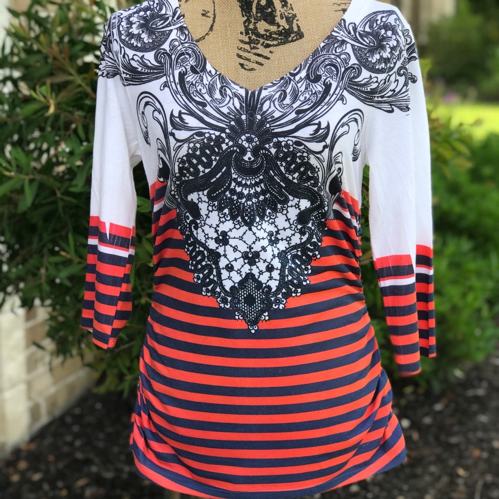 Cache ruched top
